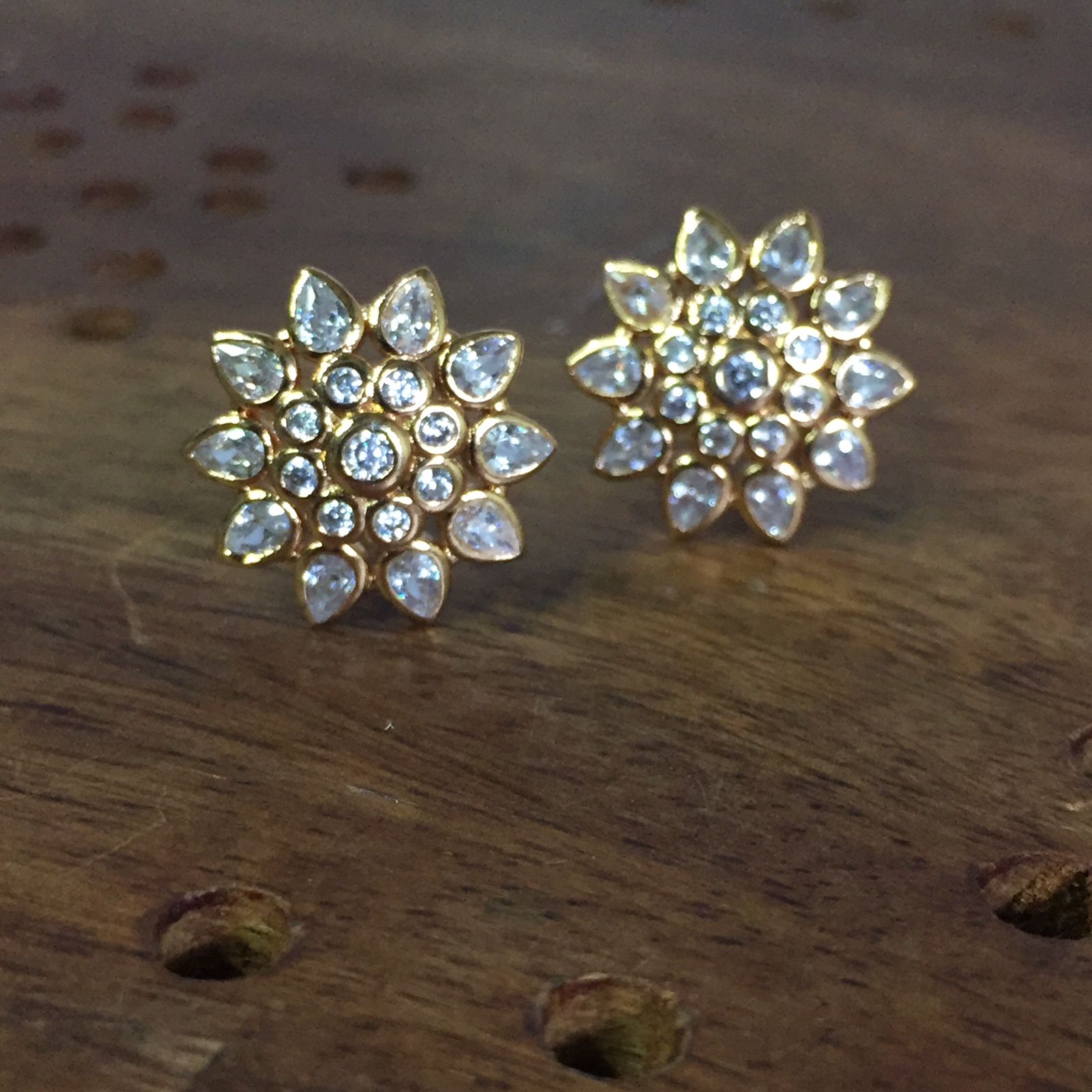 5.00 Ct. Certified Natural Black Diamond Earrings Bezel Set Studs 14k –  Liori Diamonds