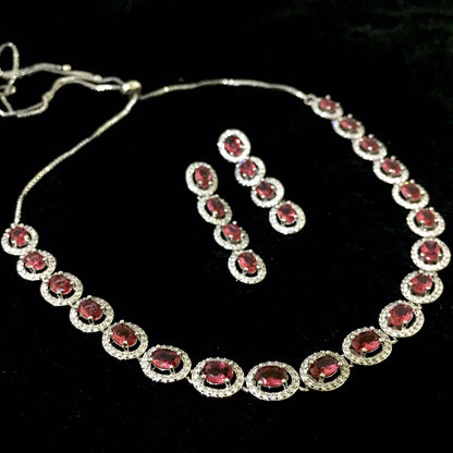 Zircon Necklace Sets 578557