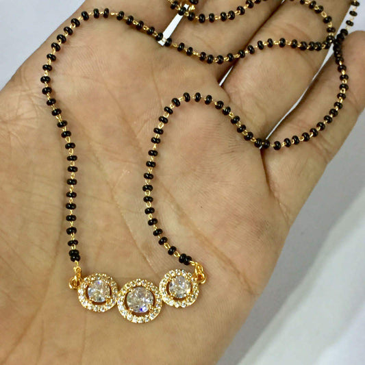 Zircon Mangalsutra 356355 - Vijay & Sons
