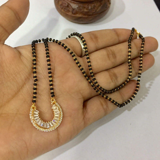 Zircon Mangalsutra 467556 - Vijay & Sons