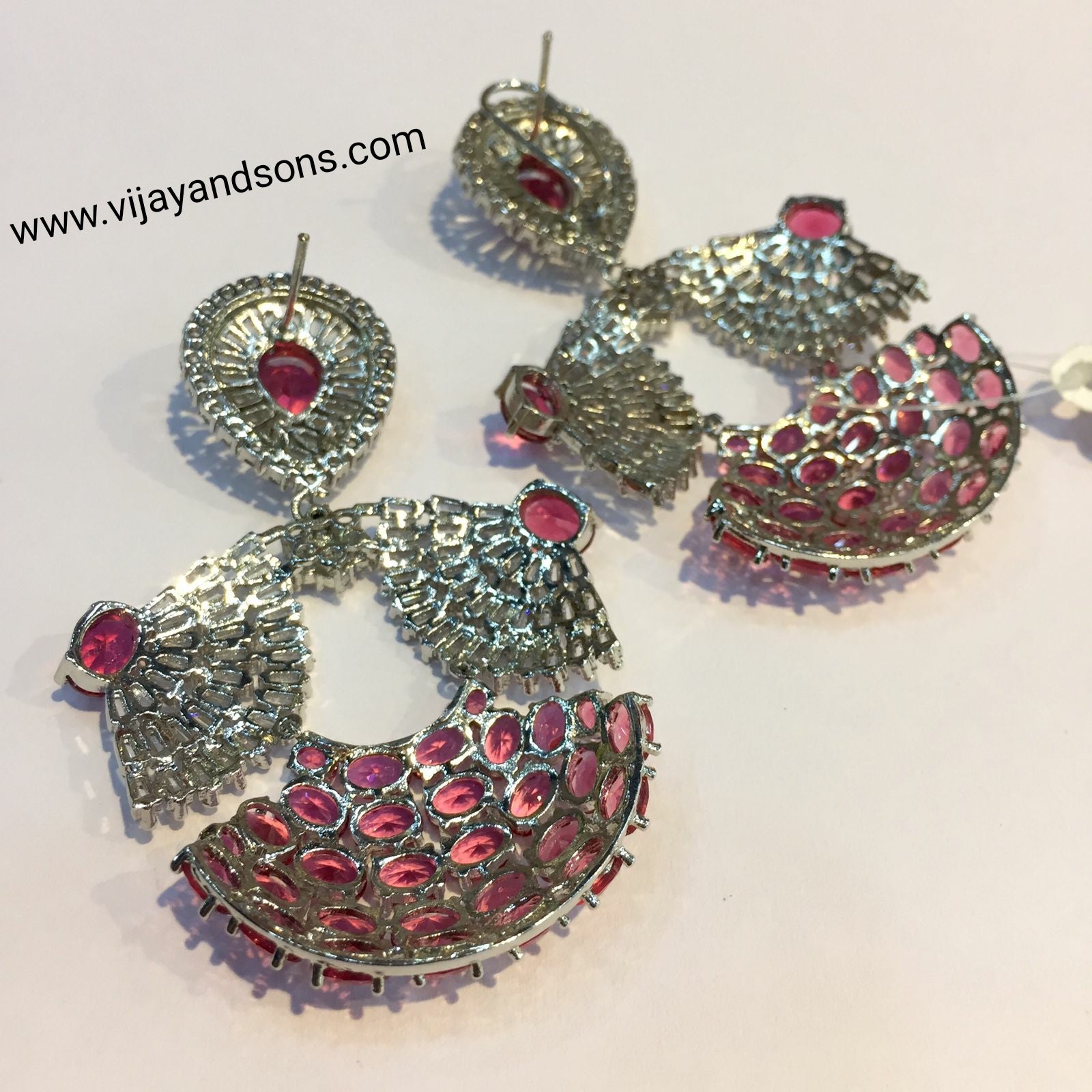 American diamond earrings - Vijay & Sons