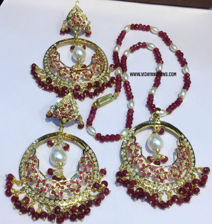 Jadau pendant set 476585