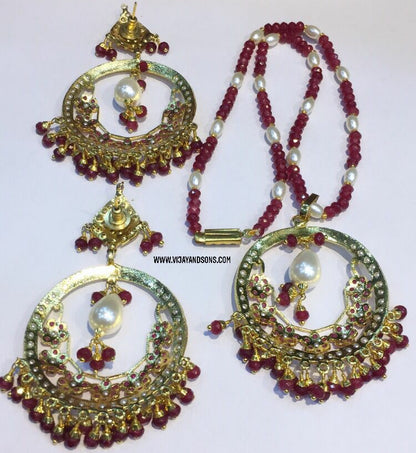 Jadau pendant set 476585