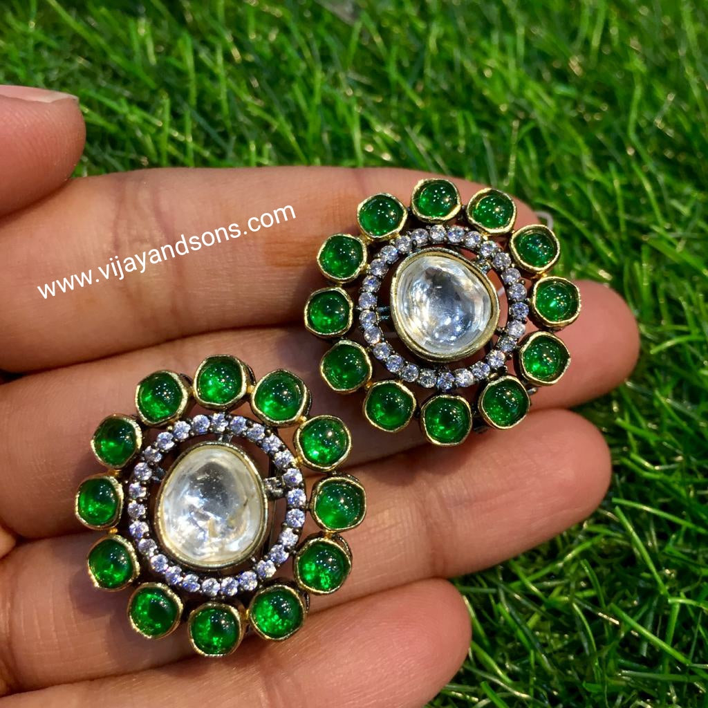 American diamond earrings 562536 - Vijay & Sons