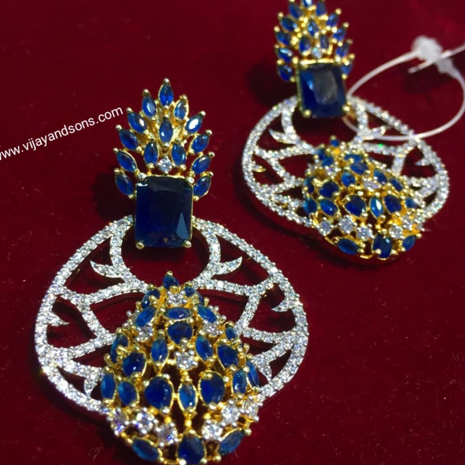 American diamond earrings 672542 - Vijay & Sons
