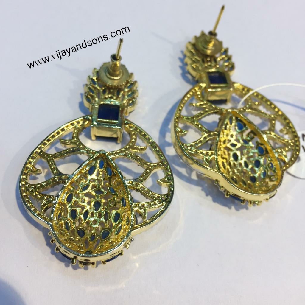 American diamond earrings 562725 - Vijay & Sons