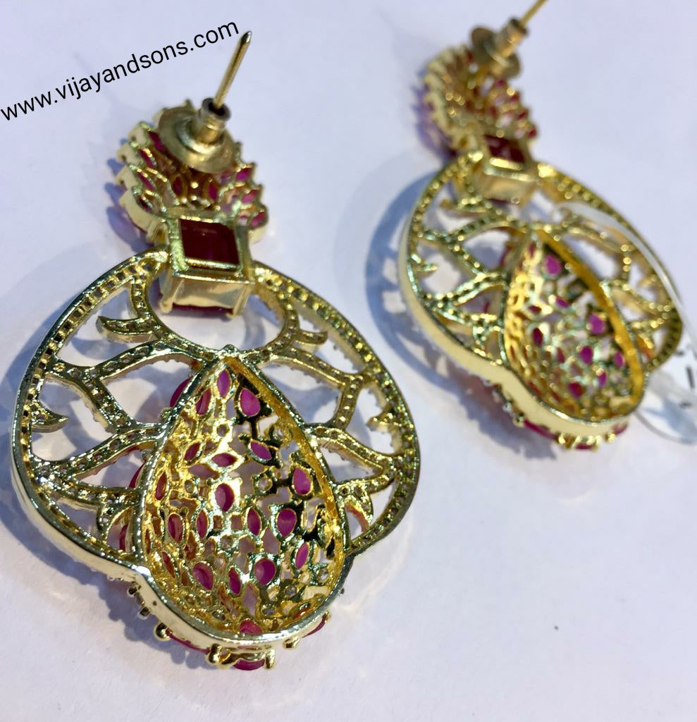 American diamond earrings 568283 - Vijay & Sons