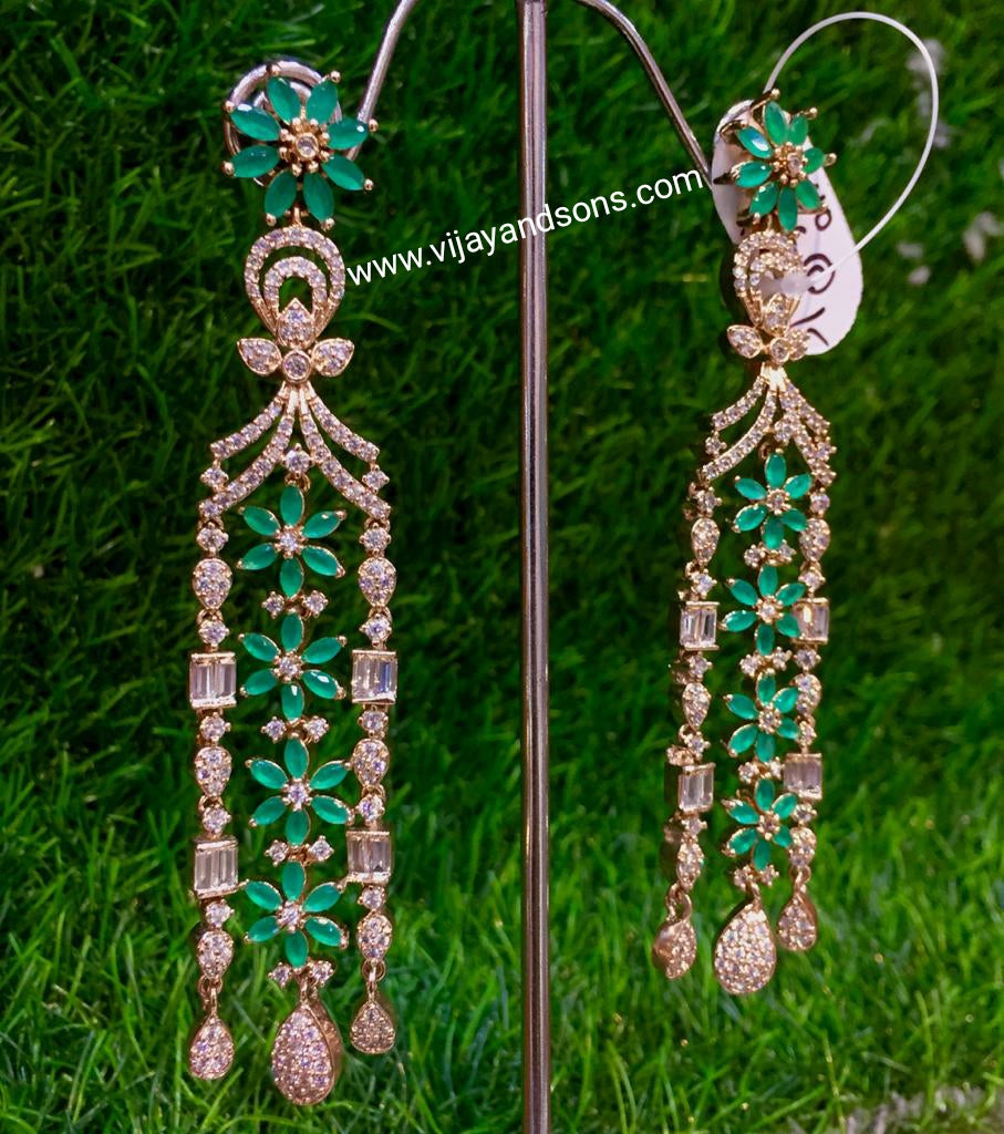 American diamond earrings 536737 - Vijay & Sons