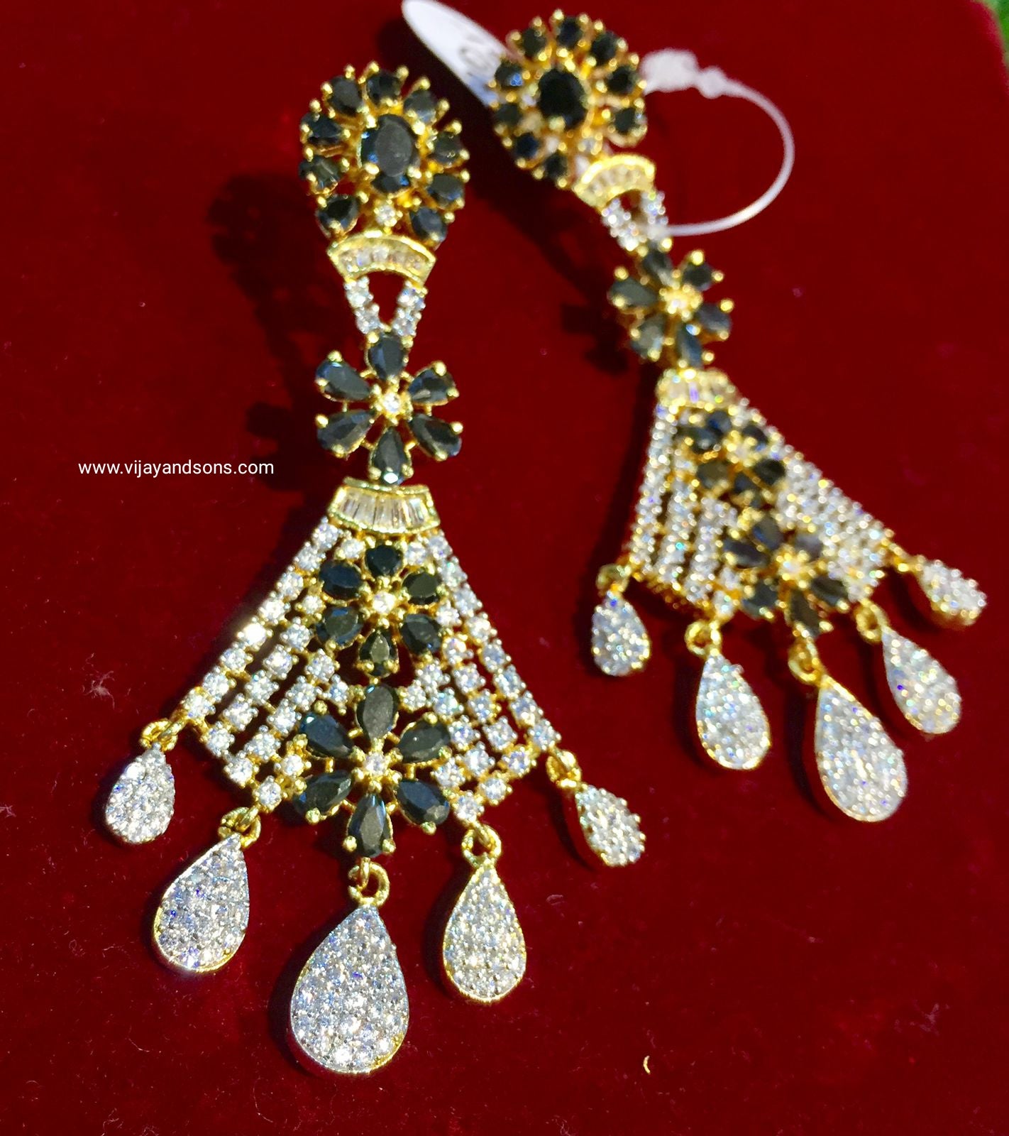 American diamond earrings 674774 - Vijay & Sons