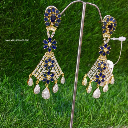 American diamond earrings 466335 - Vijay & Sons