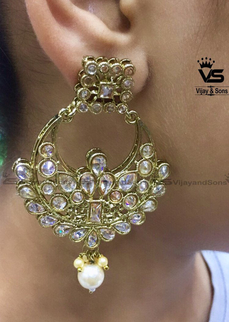 antique pearl earrings for women freeshipping - Vijay & Sons